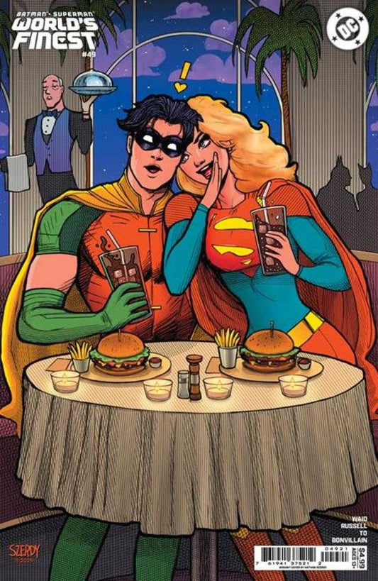 Batman Superman Worlds Finest #49 Cover B Nathan Szerdy Card Stock Variant (NM)