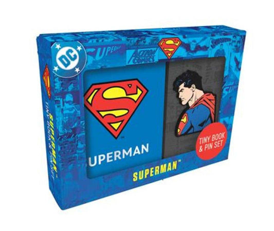 DC Comics Superman Tiny Book And Pin Set (NM)