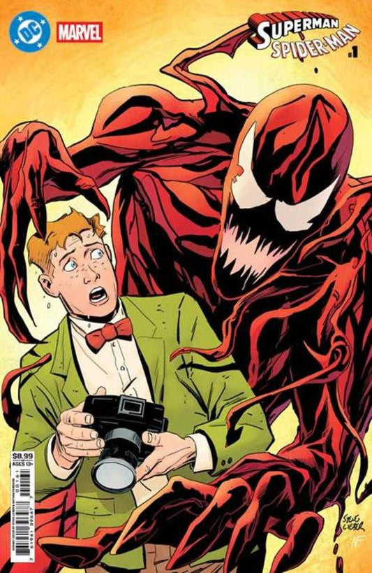 DC Marvel Superman Spider-Man #1 (One Shot) Cover F Steve Lieber Jimmy Olsen & Carnage Card Stock Variant (NM)