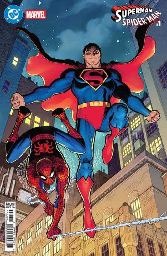 DC Marvel Superman Spider-Man #1 (One Shot) Cover L Arthur Adams Card Stock Variant (NM)