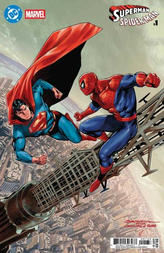 DC Marvel Superman Spider-Man #1 (One Shot) Cover S Rafa Sandoval Card Stock Variant (NM)