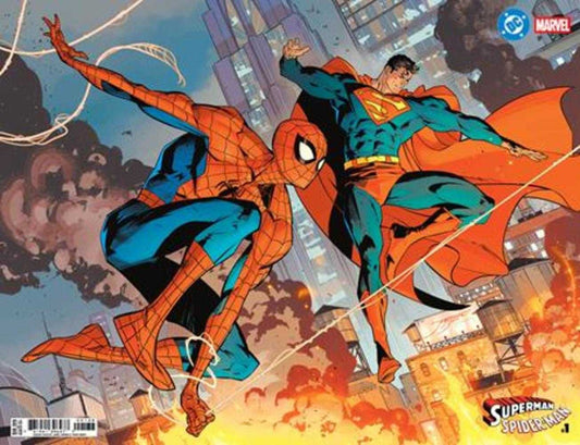 DC Marvel Superman Spider-Man #1 (One Shot) Cover X Jorge Jimenez Wraparound Card Stock Variant (NM)