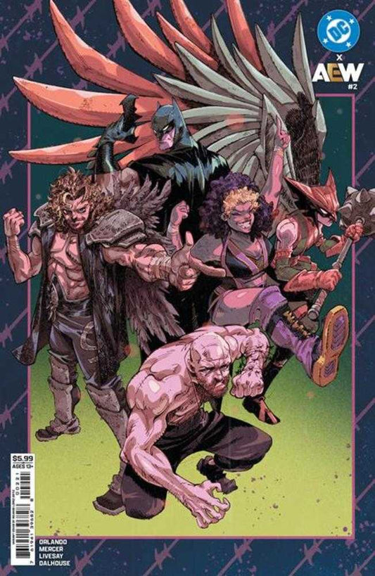 DC X Aew #2 (Of 2) Cover B Ricardo Lopez Ortiz Card Stock Variant (NM)