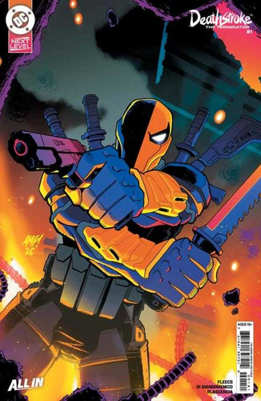 Deathstroke The Terminator #1 Cover G 1:25 Tony Fleecs Card Stock Variant (NM)