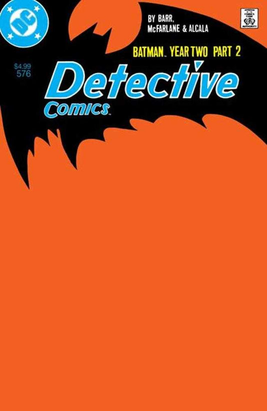Detective Comics #576 Facsimile Edition Cover B Blank Card Stock Variant (Year Two Part 2 Of 4) (NM)