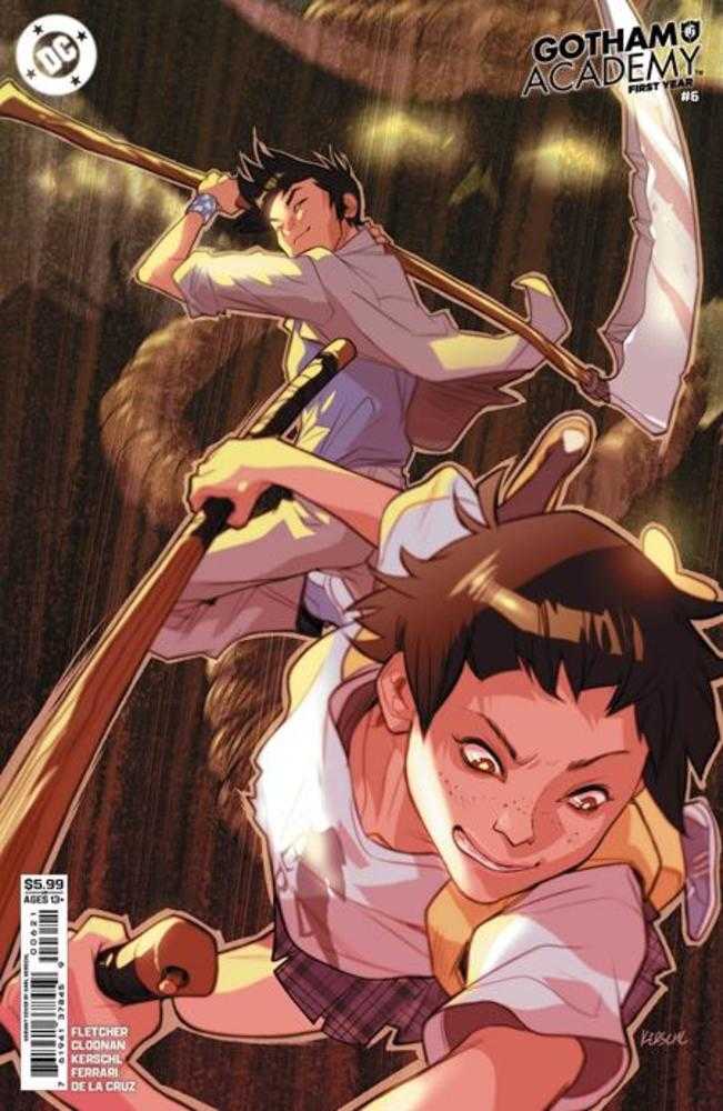 Gotham Academy First Year #6 (Of 6) Cover B Karl Kerschl Card Stock Variant (NM)