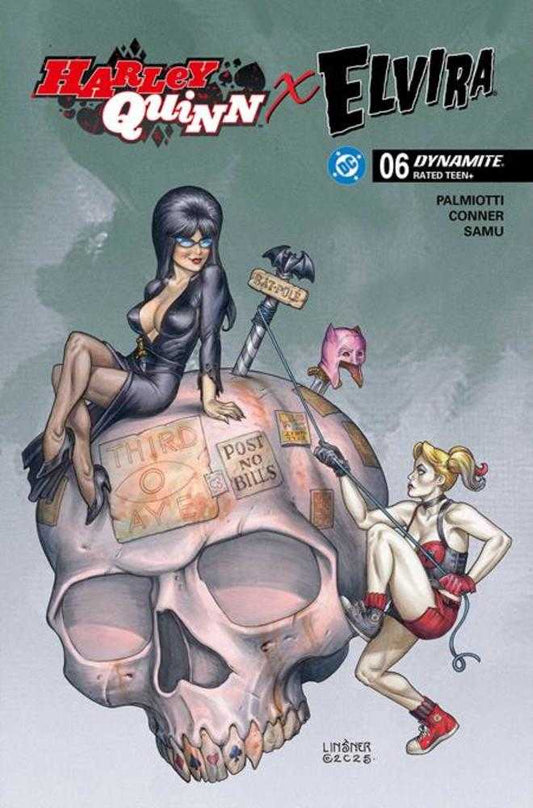 Harley Quinn X Elvira #6 Cover C Joseph Michael Linsner Variant (NM)