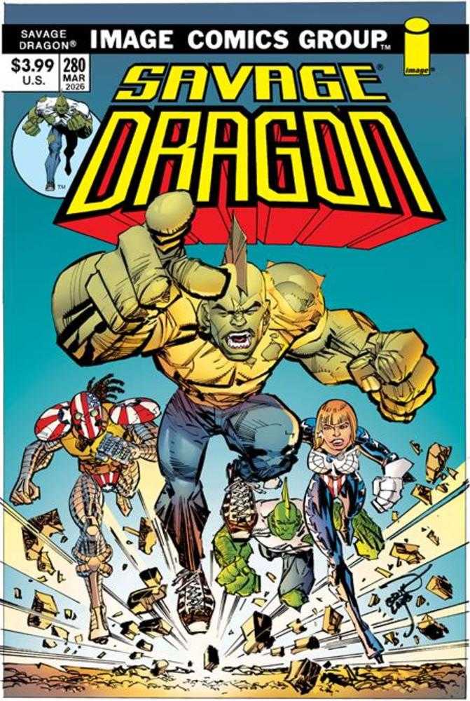Savage Dragon #280 Cover B Erik Larsen 70s Trade Dress Variant (Mature) (NM)
