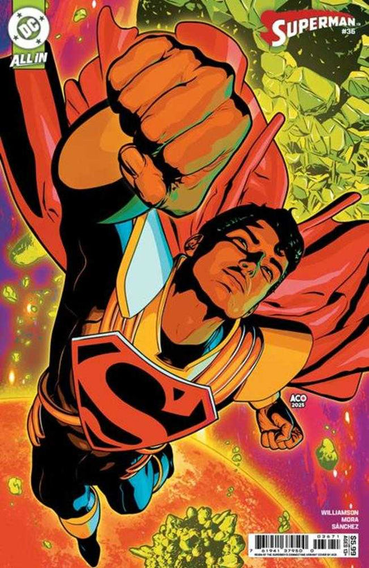 Superman #36 Cover G Aco Reign Of The Superboys Connecting Card Stock Variant (NM)