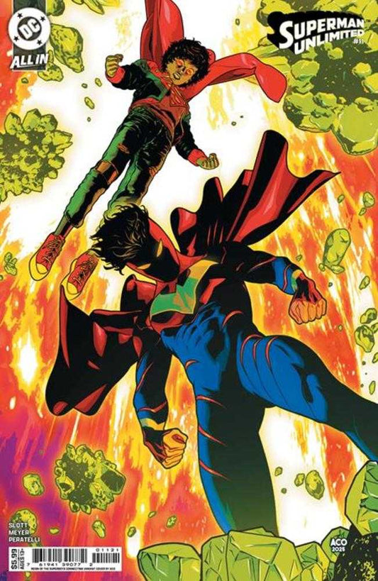 Superman Unlimited #11 Cover G Aco Reign Of The Superboys Connecting Card Stock Variant (NM)