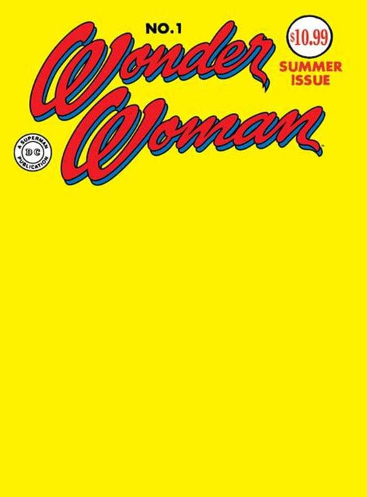 Wonder Woman #1 Facsimile Edition Cover B Blank Card Stock Variant (2026 Edition) (NM)