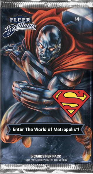 Upper Deck Fleer Brilliants Superman Trading Card Pack (2025) (1 Pack)