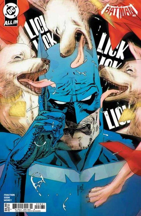 Batman #8 Cover G Guillem March April Drools Card Stock Variant (NM)