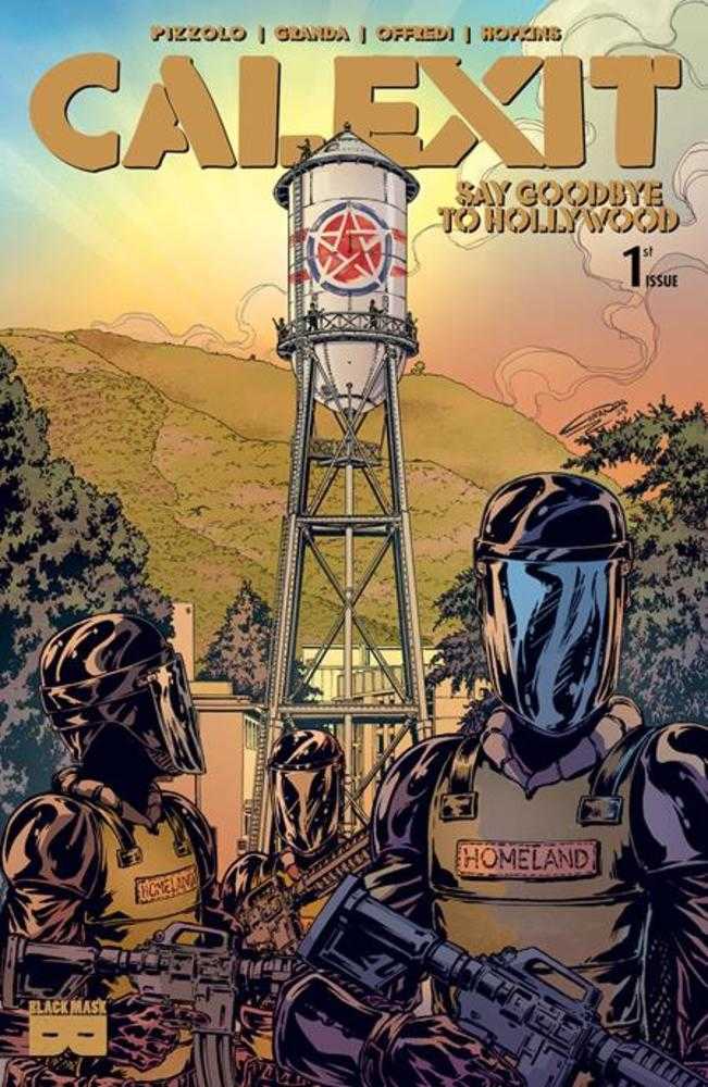 Calexit Say Goodbye To Hollywood #1 (Of 3) Cover A C Granda Burbank (Mature) (NM)