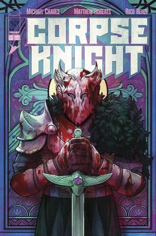 Corpse Knight #1 (Of 6) Cover D 1:25 Nimit Malavia Stained Glass Variant (Mature) (NM)