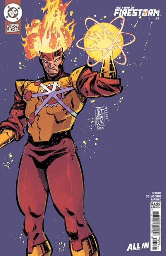 Fury Of Firestorm #1 (Of 6) Cover D Jorge Corona Next Level Card Stock Variant (NM)
