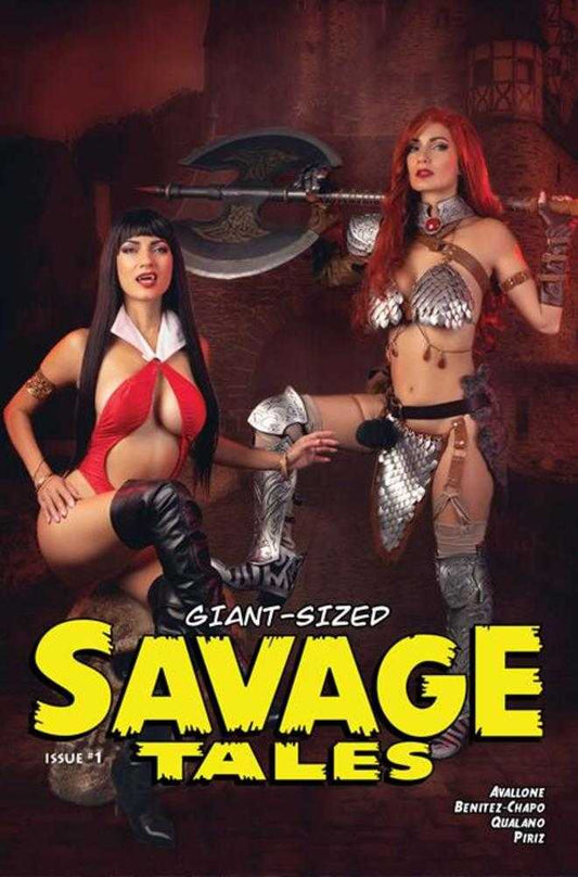 Giant Sized Savage Tales (One Shot) Cover E Ivy Cosplay Red Sonja And Vampirella Variant (NM)