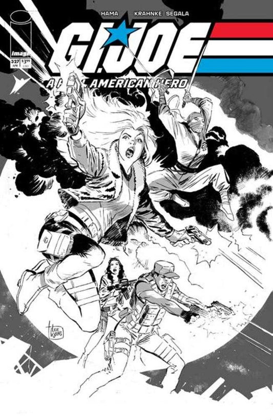 G.I. Joe A Real American Hero #327 Cover B Lee Weeks Black & White Variant (NM)