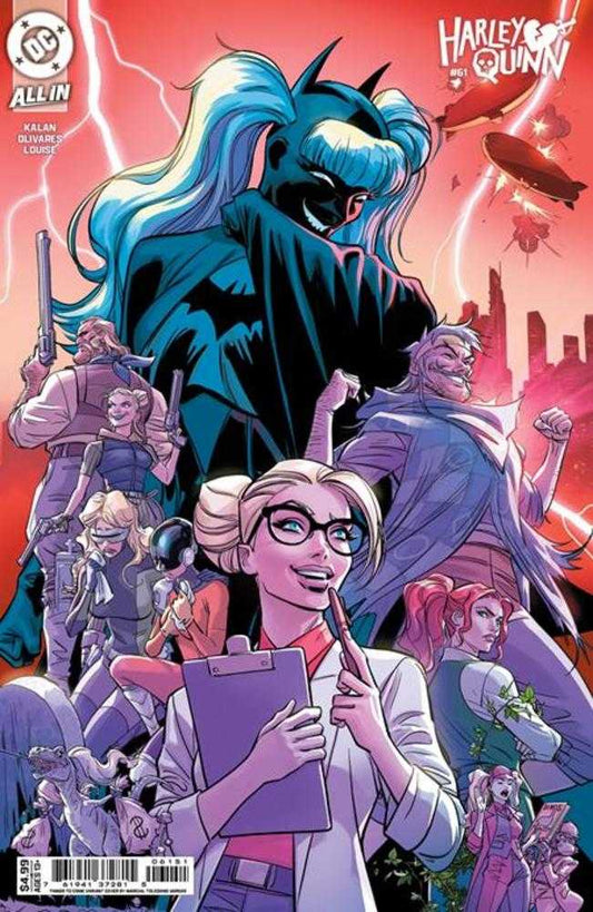 Harley Quinn #61 Cover E Marcial Toledano Vargas Things To Come Card Stock Variant (NM)