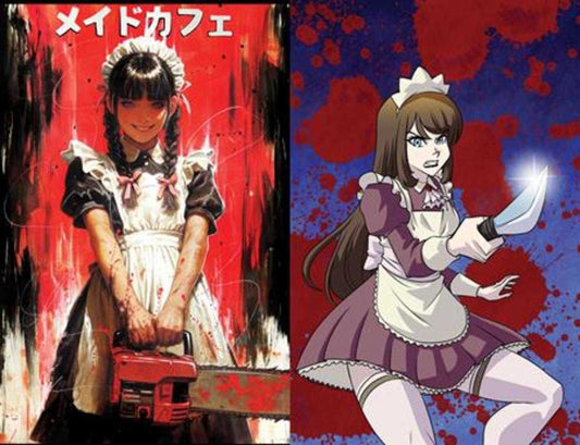 Maid Cafe #2 Cover D Naomi Griffin Todd Skull & Remy Eisu Mokhtar Holofoil Flip Variant (NM)