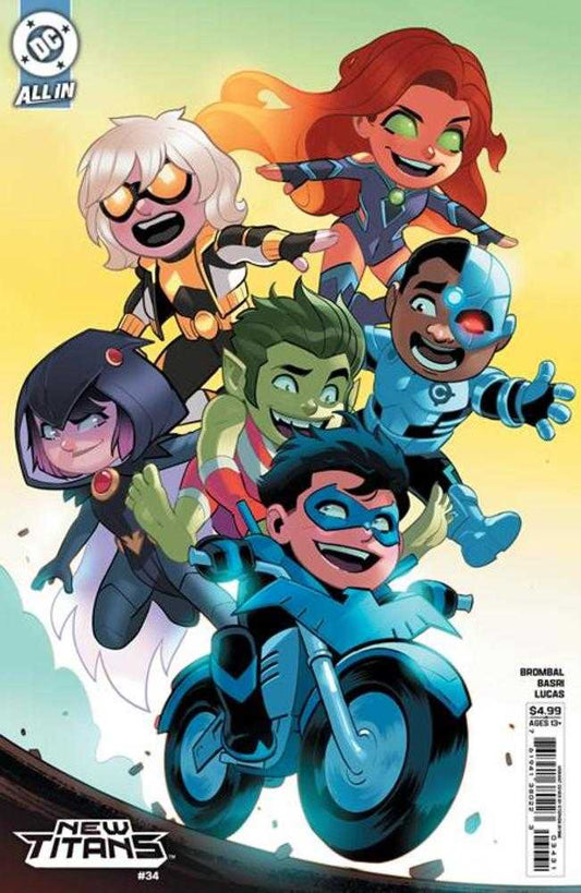 New Titans #34 Cover C Stephen Byrne Card Stock Variant (NM)