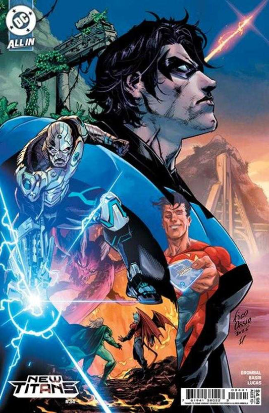 New Titans #34 Cover D Fico Ossio Things To Come Card Stock Variant (NM)