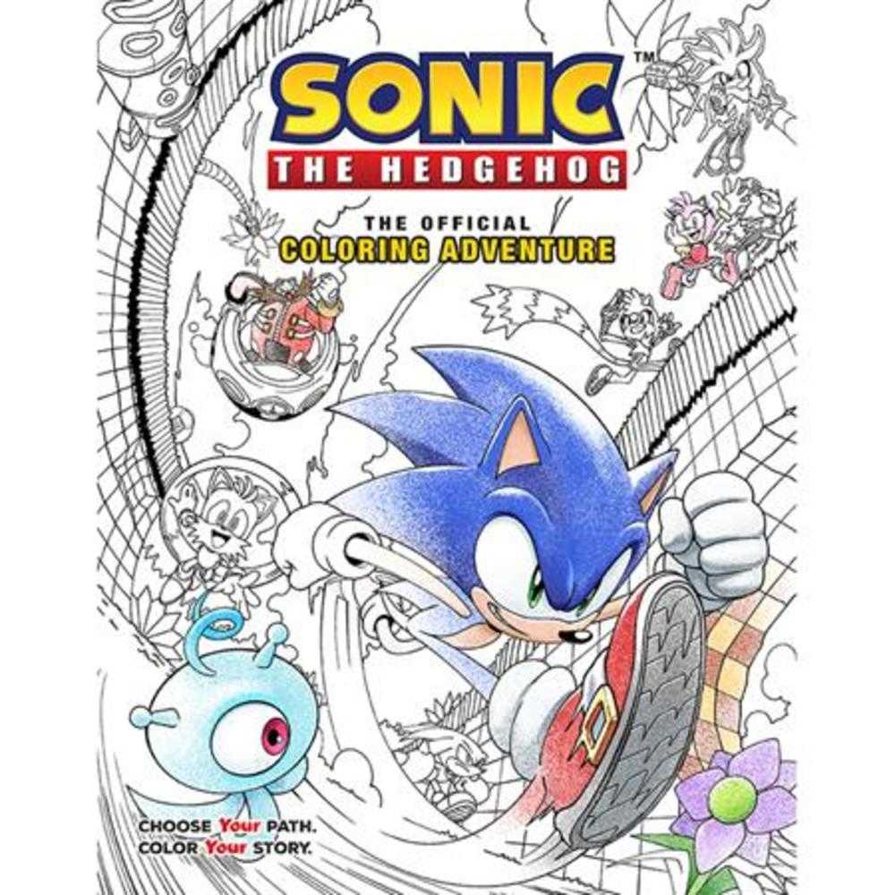 Sonic The Hedgehog TPB The Official Coloring Adventure (NM)