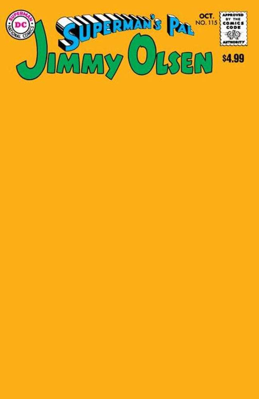 Supermans Pal Jimmy Olsen #115 Facsimile Edition Cover B Blank Card Stock Variant (NM)