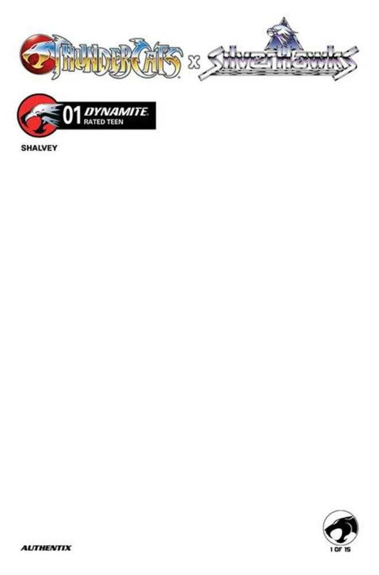 Thundercats X Silverhawks #1 Cover F Blank Authentix Variant (NM)