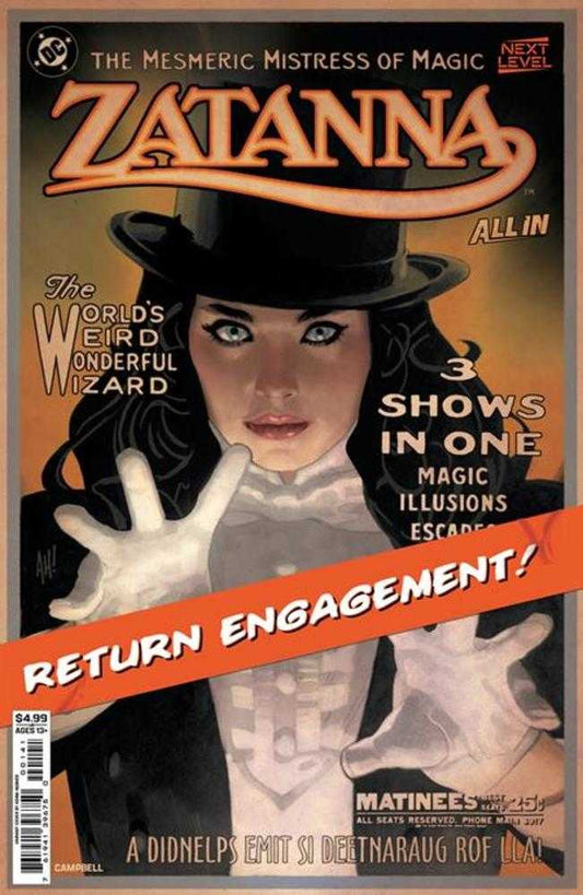 Zatanna (2026) #1 Cover C Adam Hughes Card Stock Variant (NM)