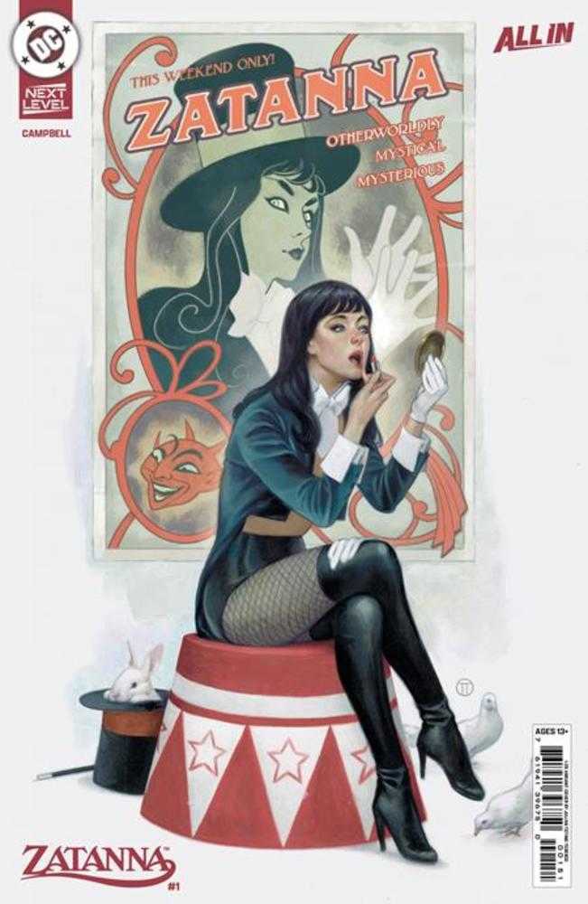 Zatanna (2026) #1 Cover G 1:25 Julian Totino Tedesco Card Stock Variant (NM)
