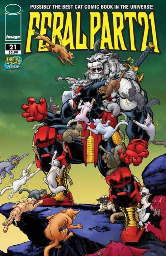 Feral #21 Cover E Tony Fleecs & Trish Forstner Invincible Team Up Variant (NM)