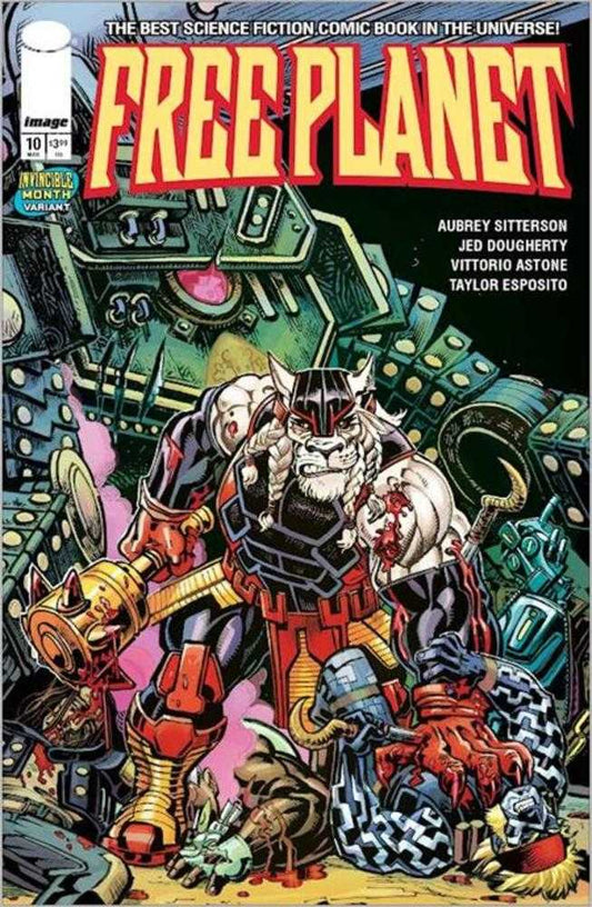 Free Planet #10 Cover C Jed Dougherty Invincible Team Up Variant (NM)