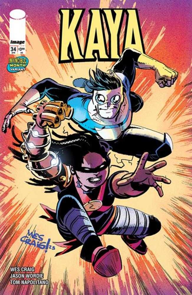 Kaya #34 Cover C Wes Craig Invincible Team Up Variant (NM)