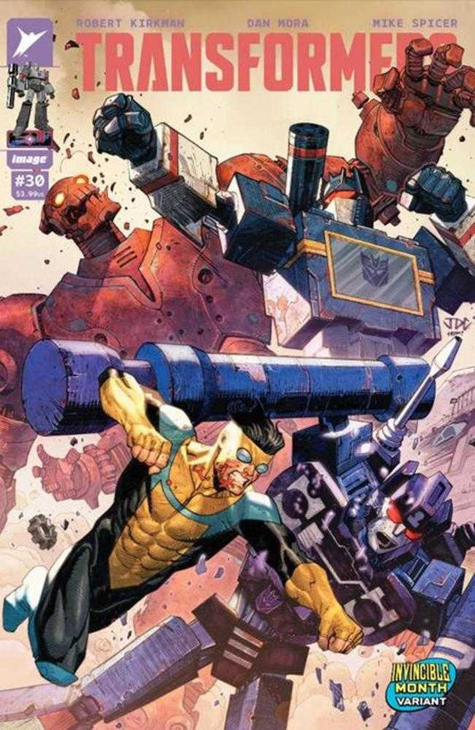 Transformers #30 Cover F Josh Cassara Invincible Team Up Variant (NM)