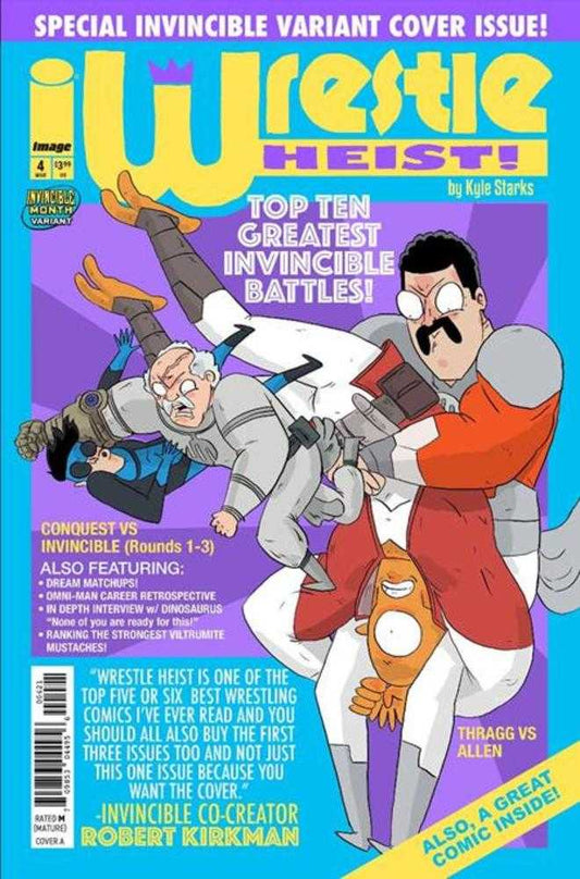 Wrestle Heist #4 (Of 5) Cover B Kyle Starks Invincible Team Up Variant (Mature) (NM)