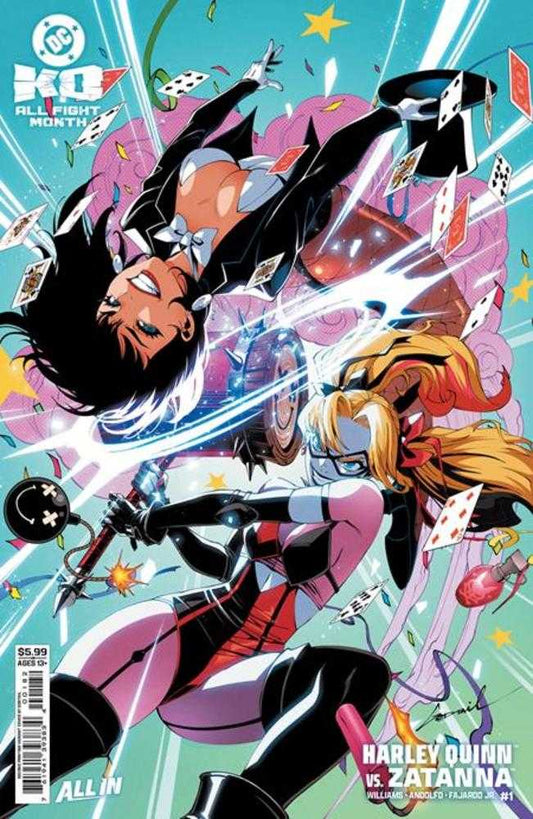 DC K.O. Harley Quinn vs Zatanna #1 (One Shot) 2nd Print Cover B Godtail Card Stock Variant (NM)