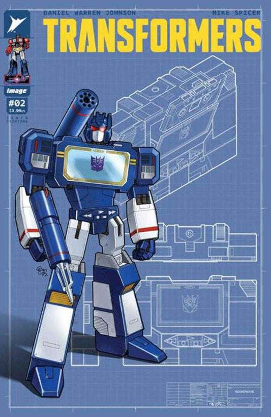 Transformers #2 10th Print Cover I Ej Su Variant (NM)