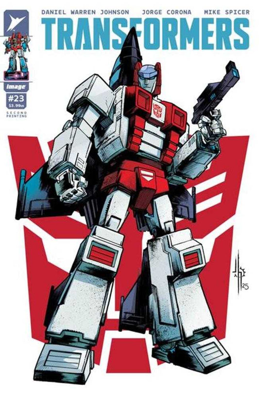 Transformers #23 2nd Printing Cover B Jason Howard Autobot Variant (NM)
