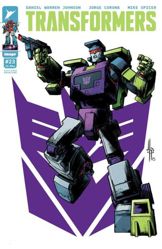 Transformers #23 2nd Printing Cover A Jason Howard Decepticon (NM)