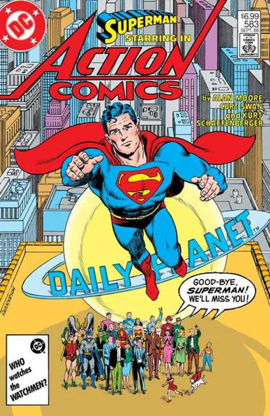 Action Comics #583 Facsimile Edition Cover C Curt Swan Foil Variant (Whatever Happened To The Man Of Tomorrow Part 2 Of 2) (NM)