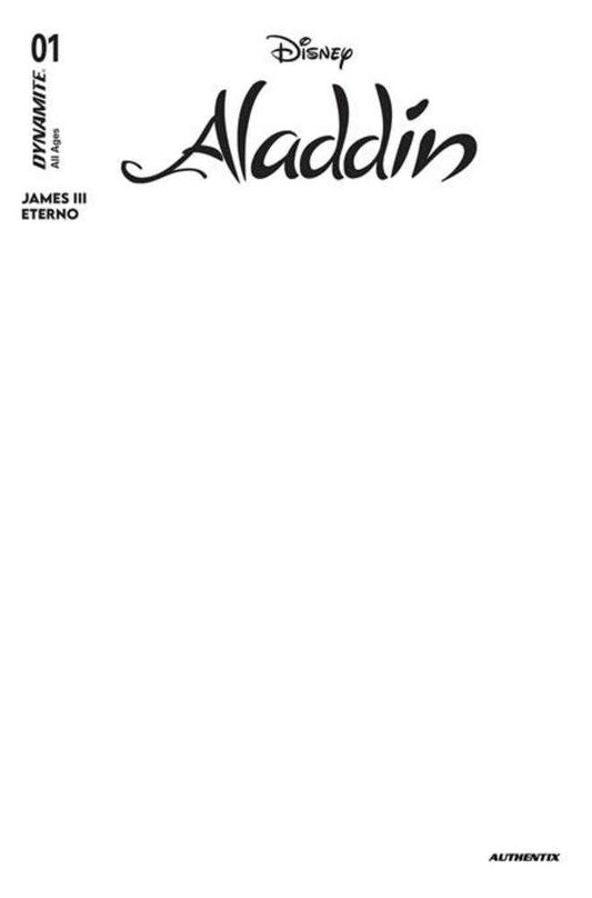 Aladdin #1 Cover E Blank Authentix Variant (NM)