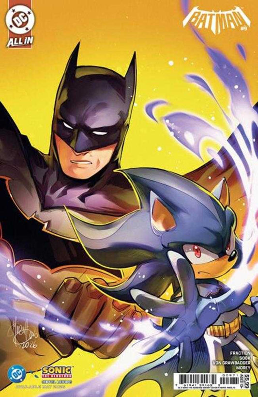 Batman #9 Cover F Mirka Andolfo DC X Sonic Card Stock Variant (NM)