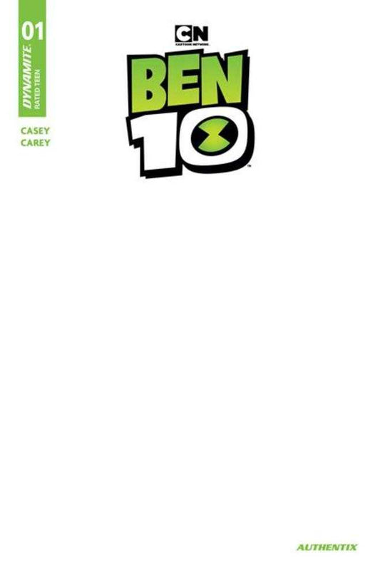 Ben 10 #1 Cover F Blank Authentix Variant (NM)
