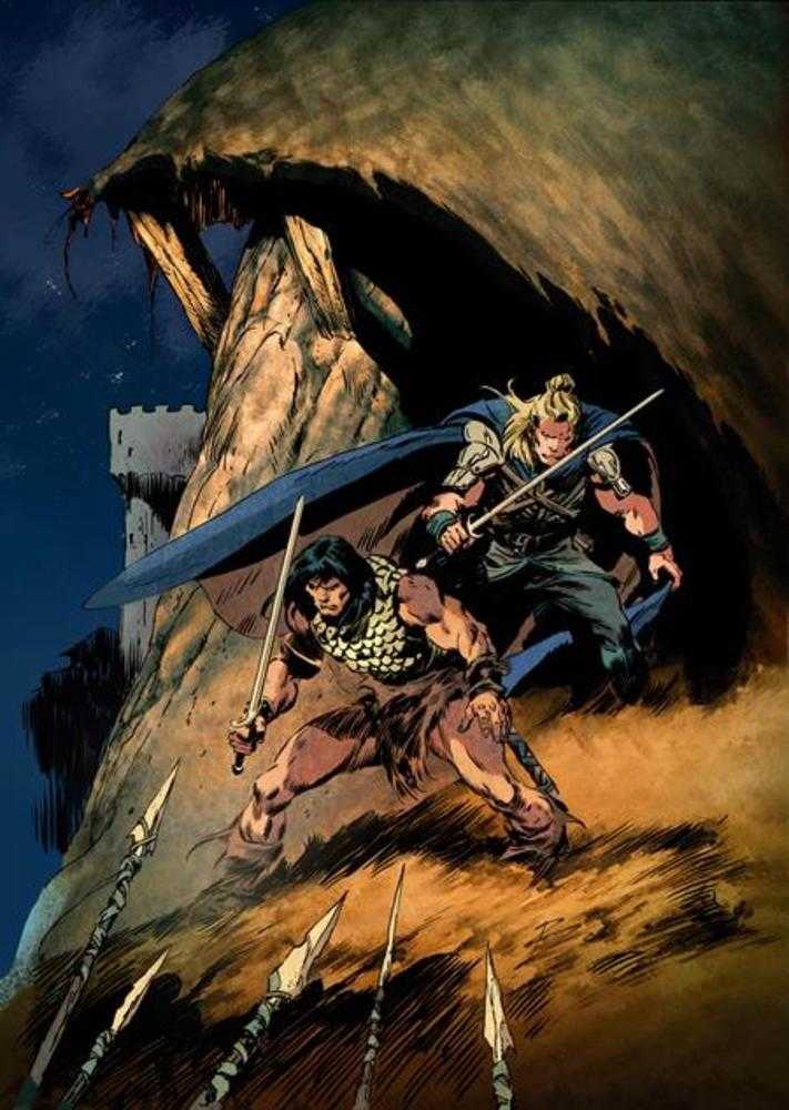 Conan And Dragonero #1 (Of 7) Cover D Roberto De La Torre Full Art Variant (Mature) (NM)