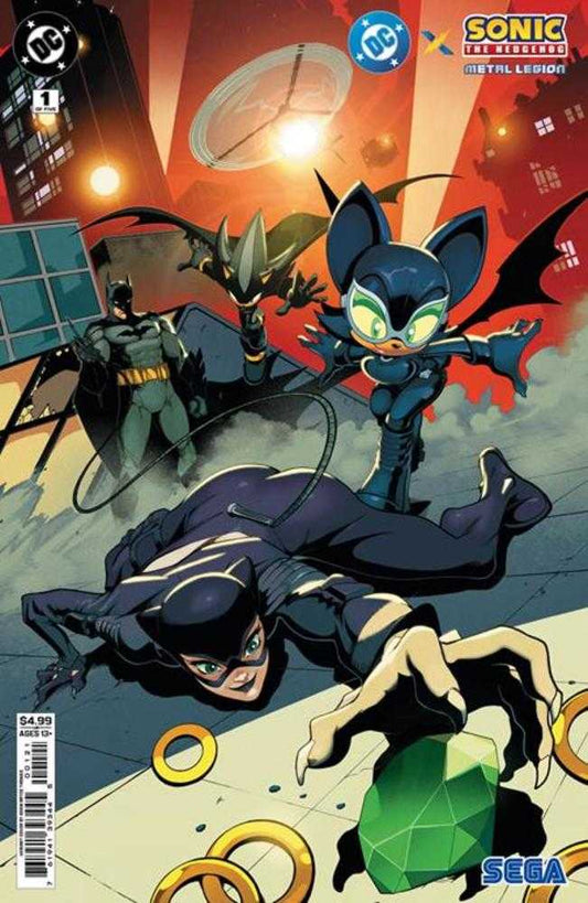 DC X Sonic The Hedgehog The Metal Legion #1 (Of 5) Cover B Adam Bryce Thomas Card Stock Variant (NM)