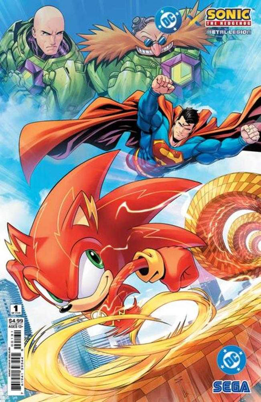 DC X Sonic The Hedgehog The Metal Legion #1 (Of 5) Cover C Serg Acuna Card Stock Variant (NM)