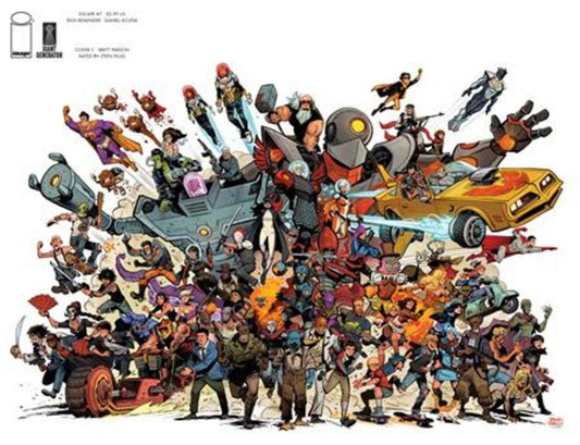 Escape #7 Cover C Inc 1:15 Brett Parson Giant Generator Group Shot Wraparound Variant (NM)