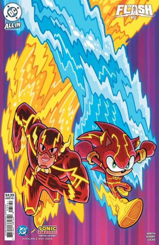 Flash #33 Cover D Dan Hipp DC X Sonic Card Stock Variant (NM)
