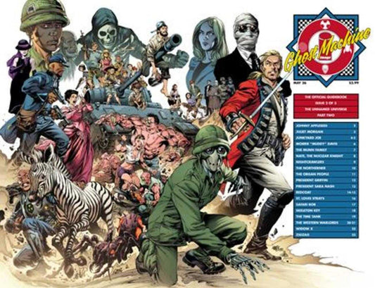 Ghost Machine The Official Guidebook #2 (Of 5) Cover C Ivan Reis & Danny Miki Wraparound Variant (NM)